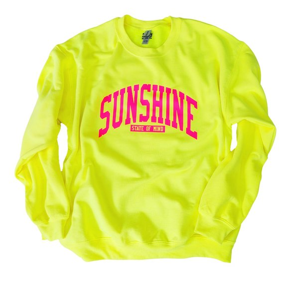 neon sunshine sweatshirt - Picture 3 of 5